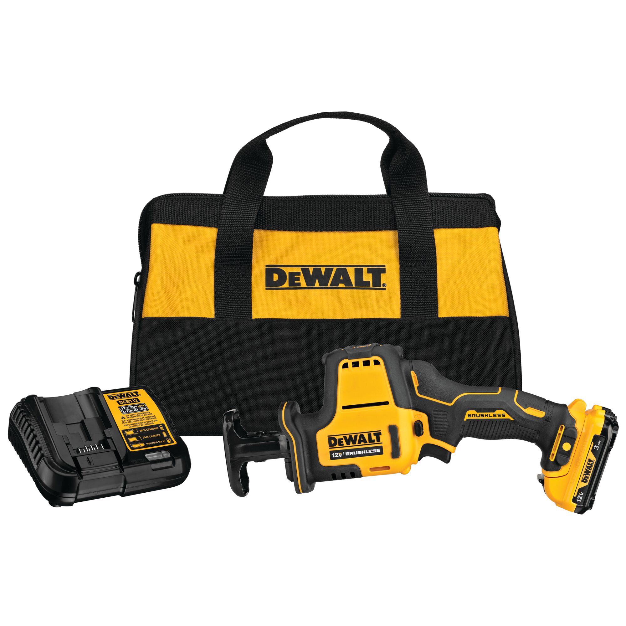 XTREME 12V MAX* Brushless One-Handed Cordless Reciprocating Saw Kit