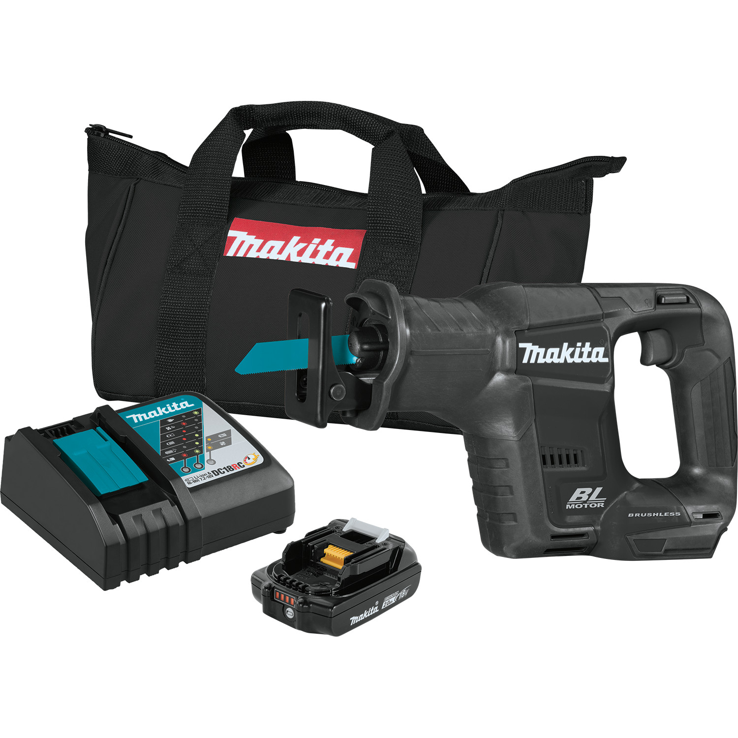 18V LXT® Lithium-Ion Sub-Compact Brushless Cordless Recipro Saw Kit (2.0Ah)